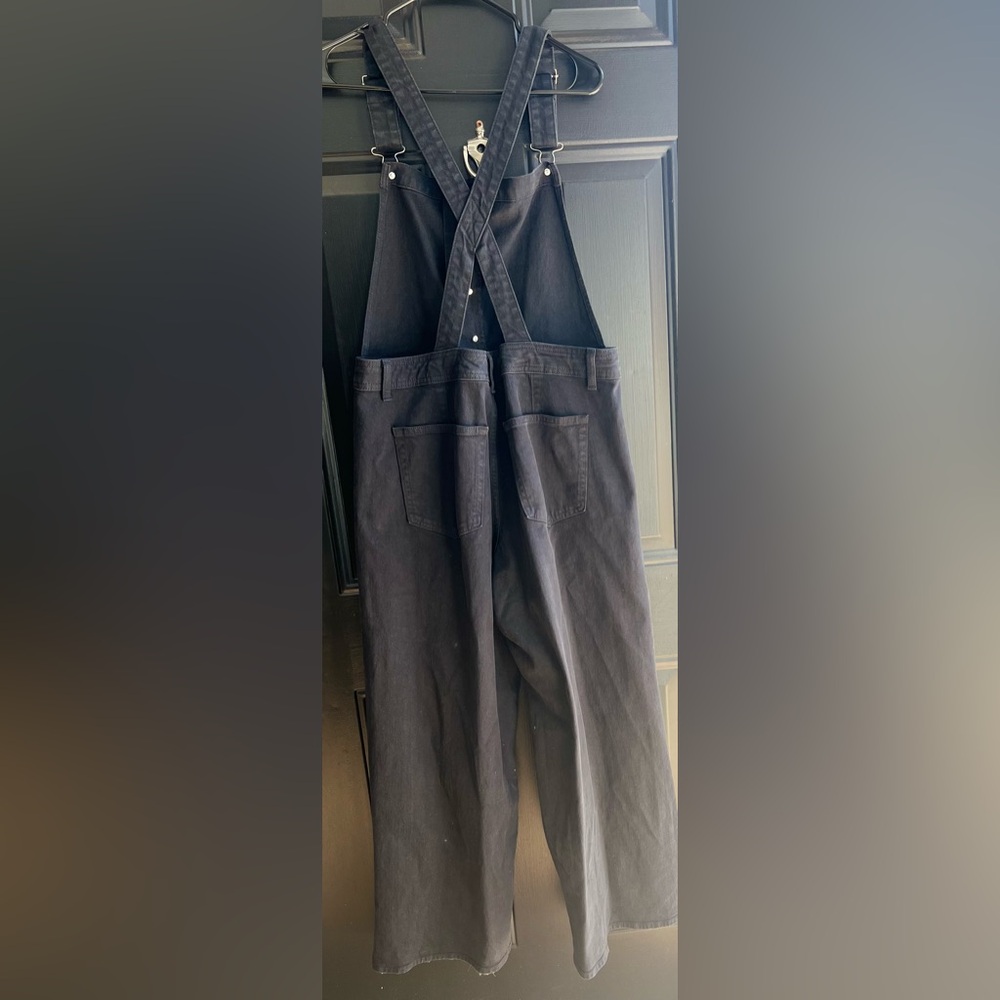 Universal Thread Black Women Jeans Overalls - Picture 2 of 7